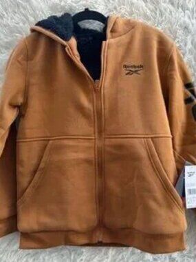 Reebok Sweatshirt - Lightweight Polar Fleece Zip Up Hoodie Jackets for Girls Wea